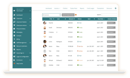childcare payments invoices dashboard screenshot