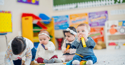 Allowing children to sit and play near eachother to encourage friendship development