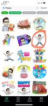 Selecting a Bitmoji to use for a flat teacher letter