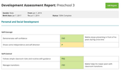 Completed assessment report 