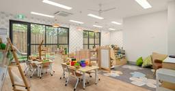 A center set up for tours and ready to be marketed during back to school season 