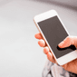 cell phone in hand