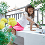 child gardening