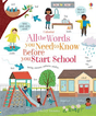 All the Words you Need to Know Before you Start School