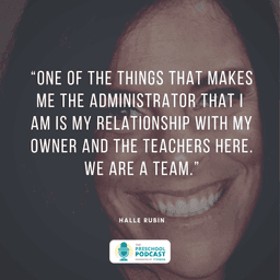 halle rubin preschool podcast quote