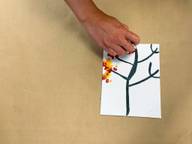 bundled q tip tree fine motor preschool activity for preschoolers and toddlers