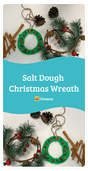 salt dough christmas wreath