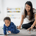teacher and child