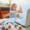 child learning with computer