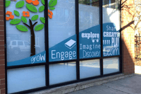 children's creative center entrance