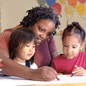 teacher and children
