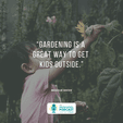 teaching gardening in early childhood education