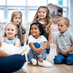 children in classroom