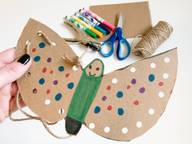 butterfly lacing card fine motor preschool activity for toddlers and preschoolers