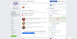 Home daycare facebook business page example.
