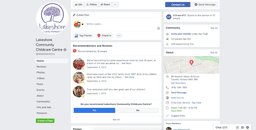 Home daycare facebook business page example.